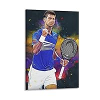 Amazon.co.jp: テニス選手 ノバク・ジョコビッチ キャンバス